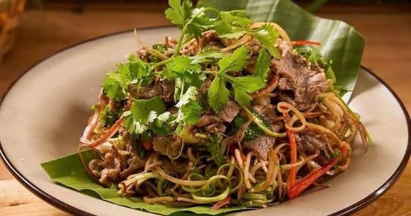 GỎI BẮP BÒ (Phần)